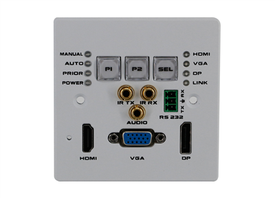 DP/HDMI/VGA牆插發射器